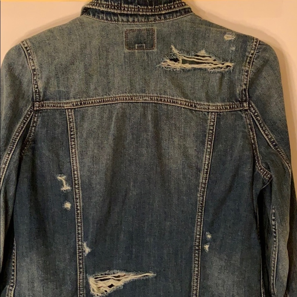 DISTRESSED AMERICAN EAGLE Outfitters Jacket! - Picture 5 of 8
